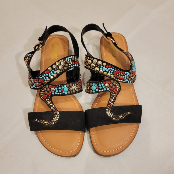 Carlos Santana Shoes - Carlos By Carlos Santana Terris Jeweled Sandals